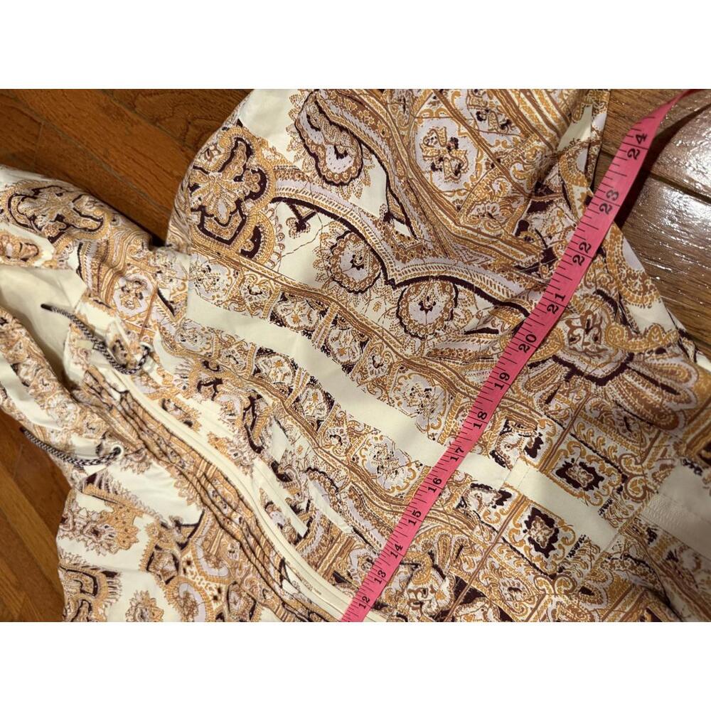 Free People Movement Alpine Glow Ski Pullover in Brushed Sail Paisley Size M - Picture 8 of 9